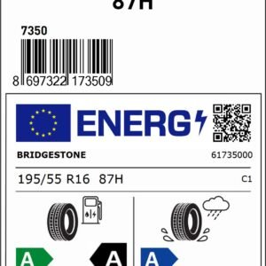 BRIDGESTONE 195/55R16 87H T005 - Görsel 4